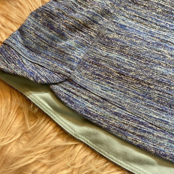 Lululemon Runderful Long Sleeve Spacedye Camo Caspian Blue sz 8 - Picture 9 of 13